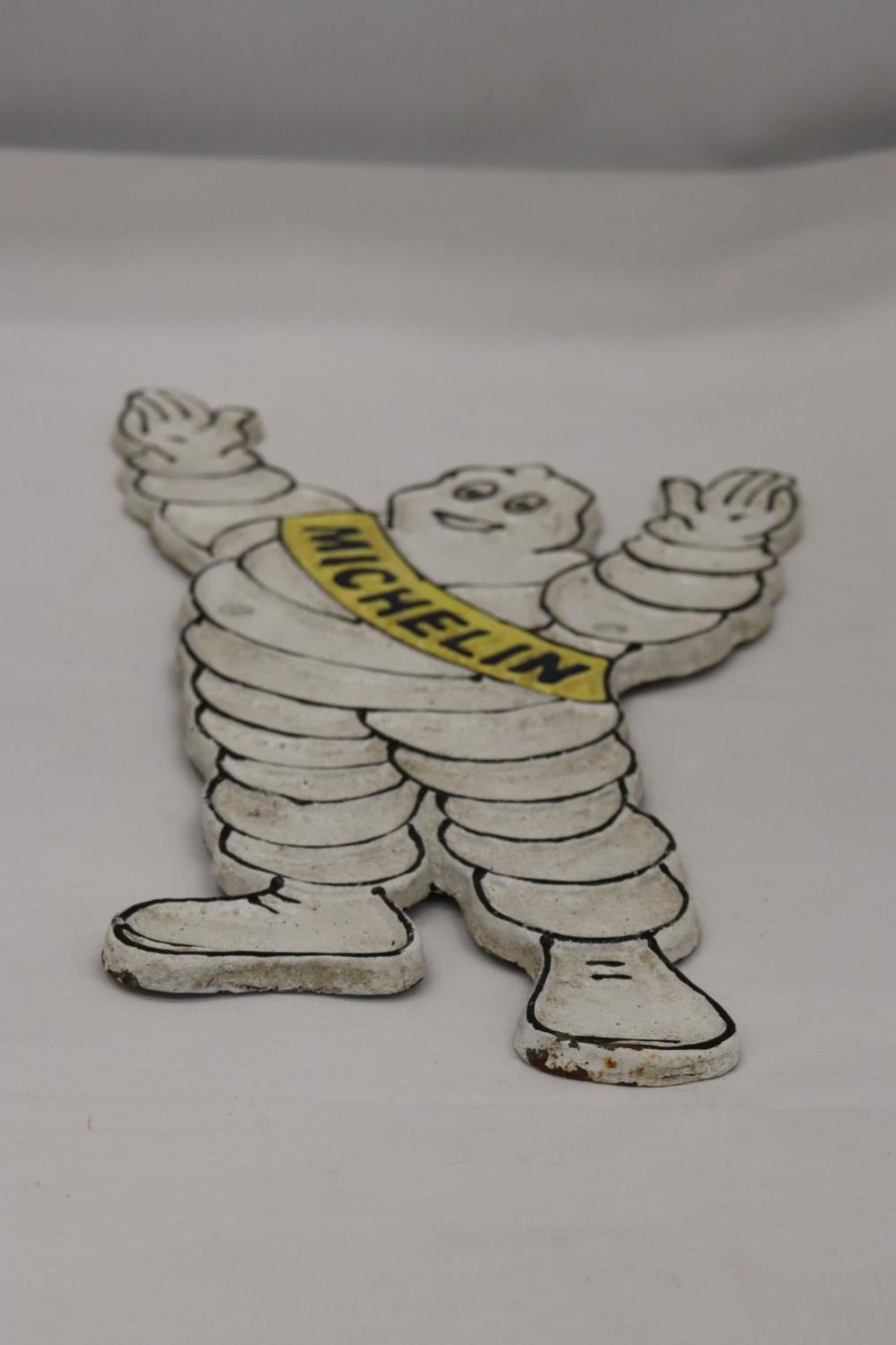 A CAST MICHELIN MAN SIGN, HEIGHT 32CM - Image 2 of 4