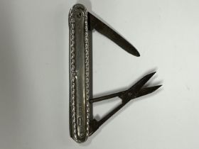 A HALLMARKED SILVER BIRMINGHAM PENKNIFE