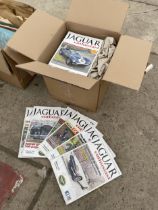 A LARGE COLLECTION OF JAGUAR ENTHUSIAST MAGAZINES