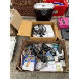 AN ASSORTMENT OF ITEMS TO INCLUDE A LABEL PRINTER, DICTAPHONE AND PAPER SHREDDER ETC