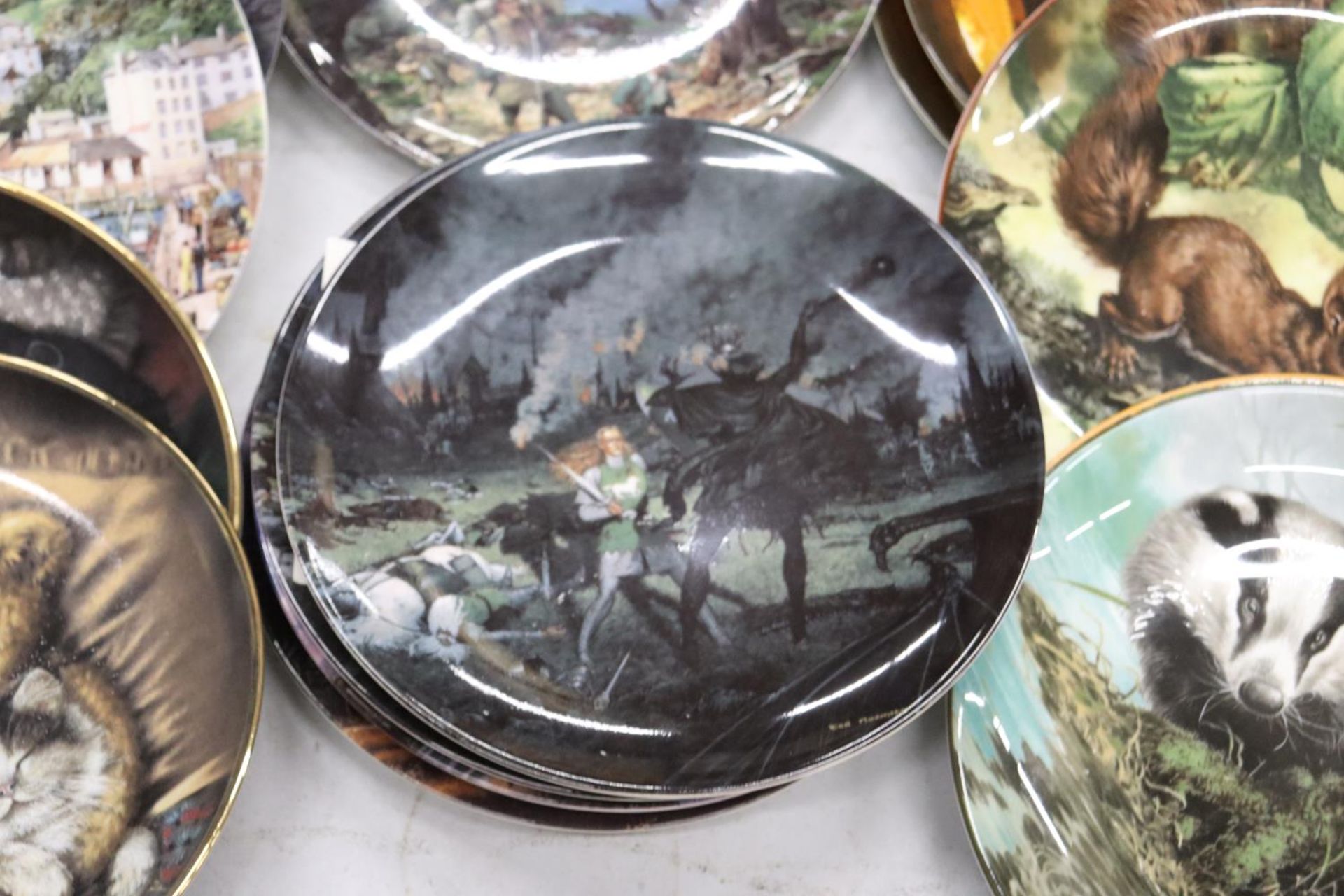 A LARGE COLLECTION OF CABINET/WALL PLATES - APPROX 23 IN TOTAL - Image 2 of 10