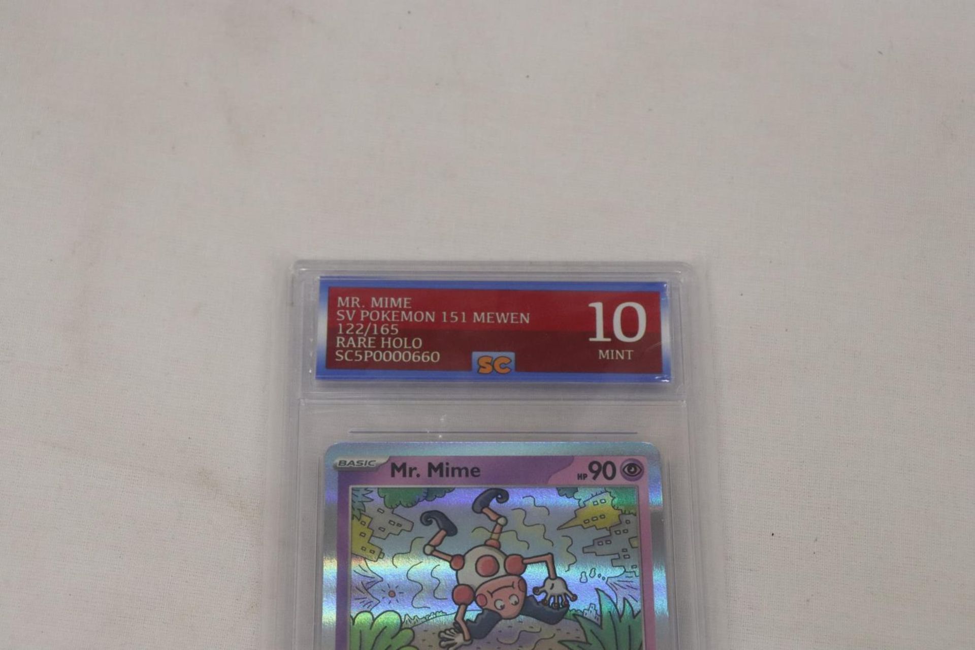 A MR MIME POKEMON CARD, GRADED NUMBER 10, MINT - Image 4 of 4