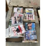 A LARGE QUANTITY OF ASSORTED VINTAGE AND RETRO MAGAZINES TO INCLUDE 1970'S VOGUE AND INTERIORS ETC