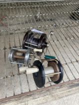 THREE VINTAGE FISHING REELS