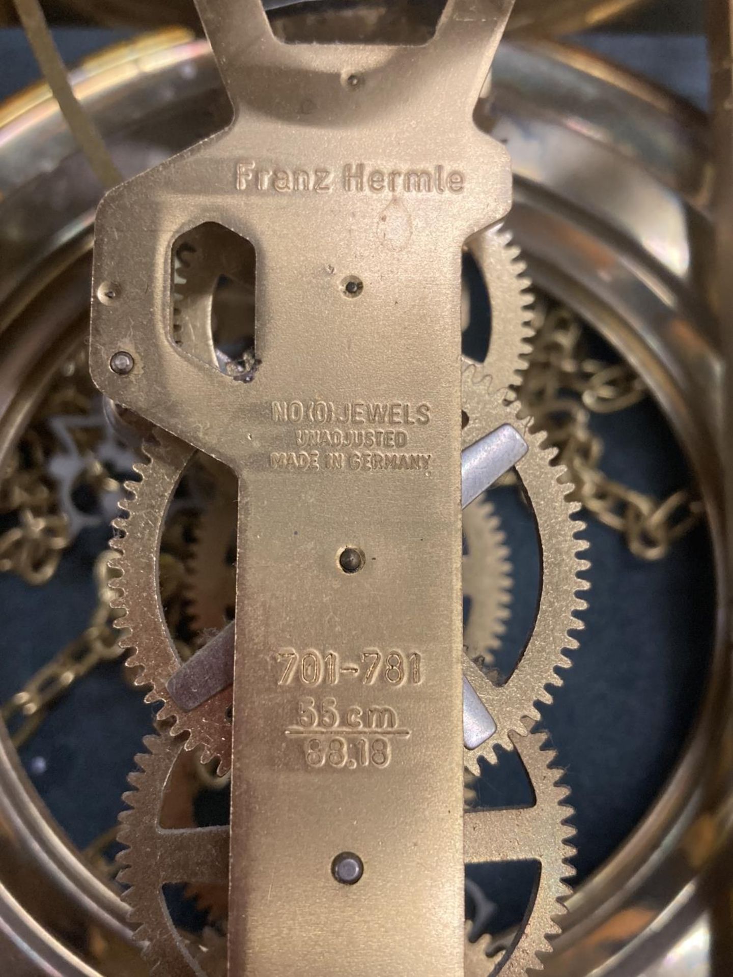 A FRANZ HERMIE GERMAN CLOCK - Image 4 of 4