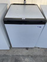 A WHITE HOTPOINT UNDER COUNTER FREEZER