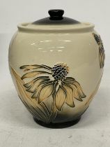 A MOORCROFT GINGER JAR IN THE "CORNFLOWER" PATTERN