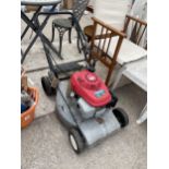 A HONDA GCV160 ROTARY LAWN MOER (A/F HOLE IN THE DECK)