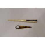 TWO VINTAGE LETTER OPENERS