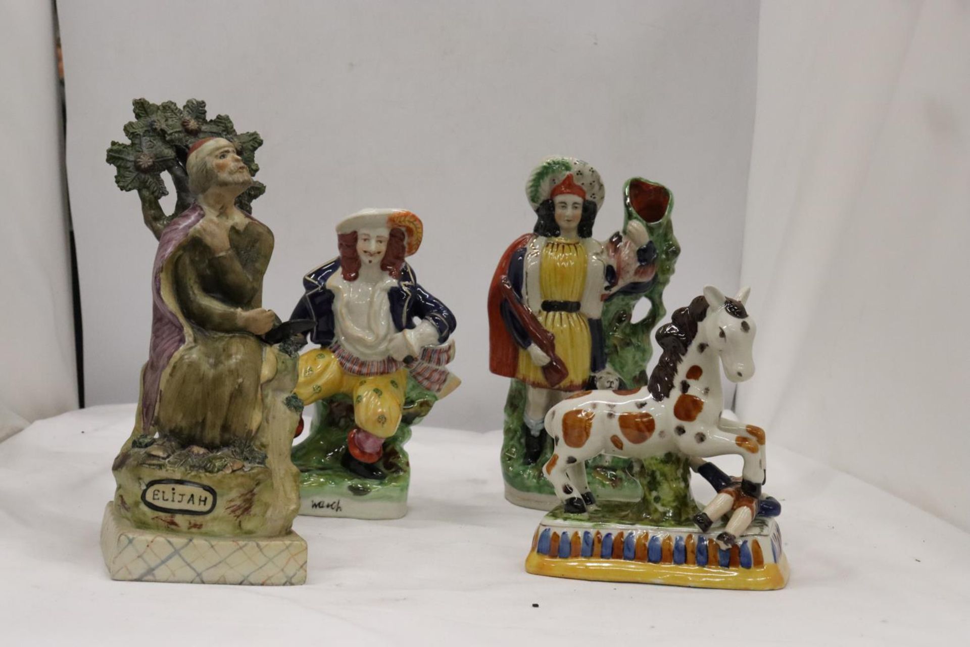 FOUR STAFFORDSHIRE FIGURES - Image 3 of 9