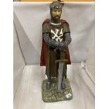A LARGE KING ARTHUR FIGURE, HEIGHT APPROX 60CM