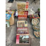 AN ASSORTMENT OF VARIOUS VINTAGE JIGSAW PUZZLES