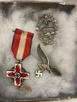 THREE VARIOUS GERMAN BADGES