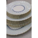 A QUANTITY OF MINTON 'CHEVIOT' PATTERN PLATES TO INCLUDE DINNER, SALAD AND SIDE PLATES