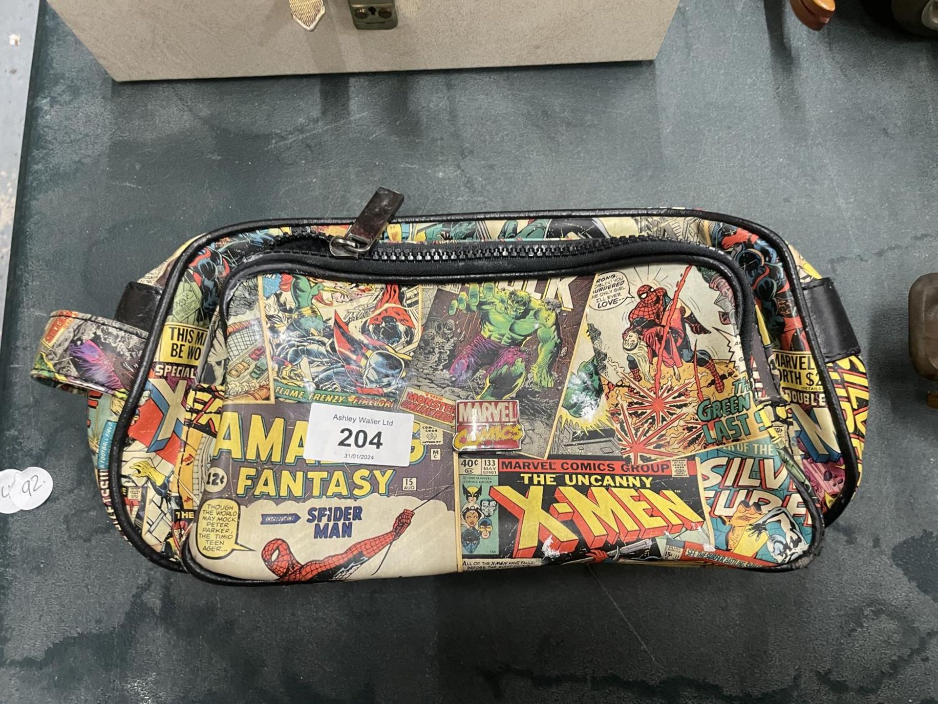 A MARVEL COMICS, PENCIL CASE/SMALL BAG