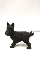 A HEAVY CAST SCOTTIE DOG