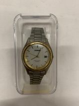 A VINTAGE MEN'S SEKONDA WRISTWATCH, WORKING AT TIME OF CATOLOGUING, NO WARRANTY GIVEN