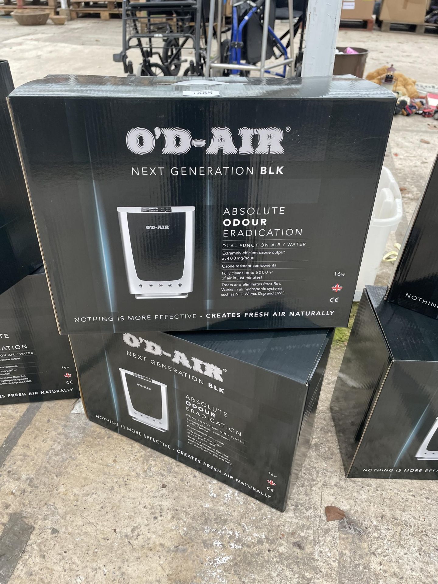 TWO BOXED O'D-AIR AIR PURIFIERS