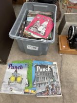 A LARGE QUANTITY OF VINTAGE PUNCH MAGAZINES