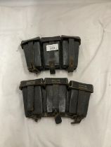 TWO WW11 GERMAN POUCHES