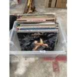 A LARGE ASSORTMENT OF LP RECORDS