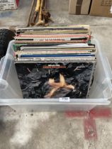 A LARGE ASSORTMENT OF LP RECORDS