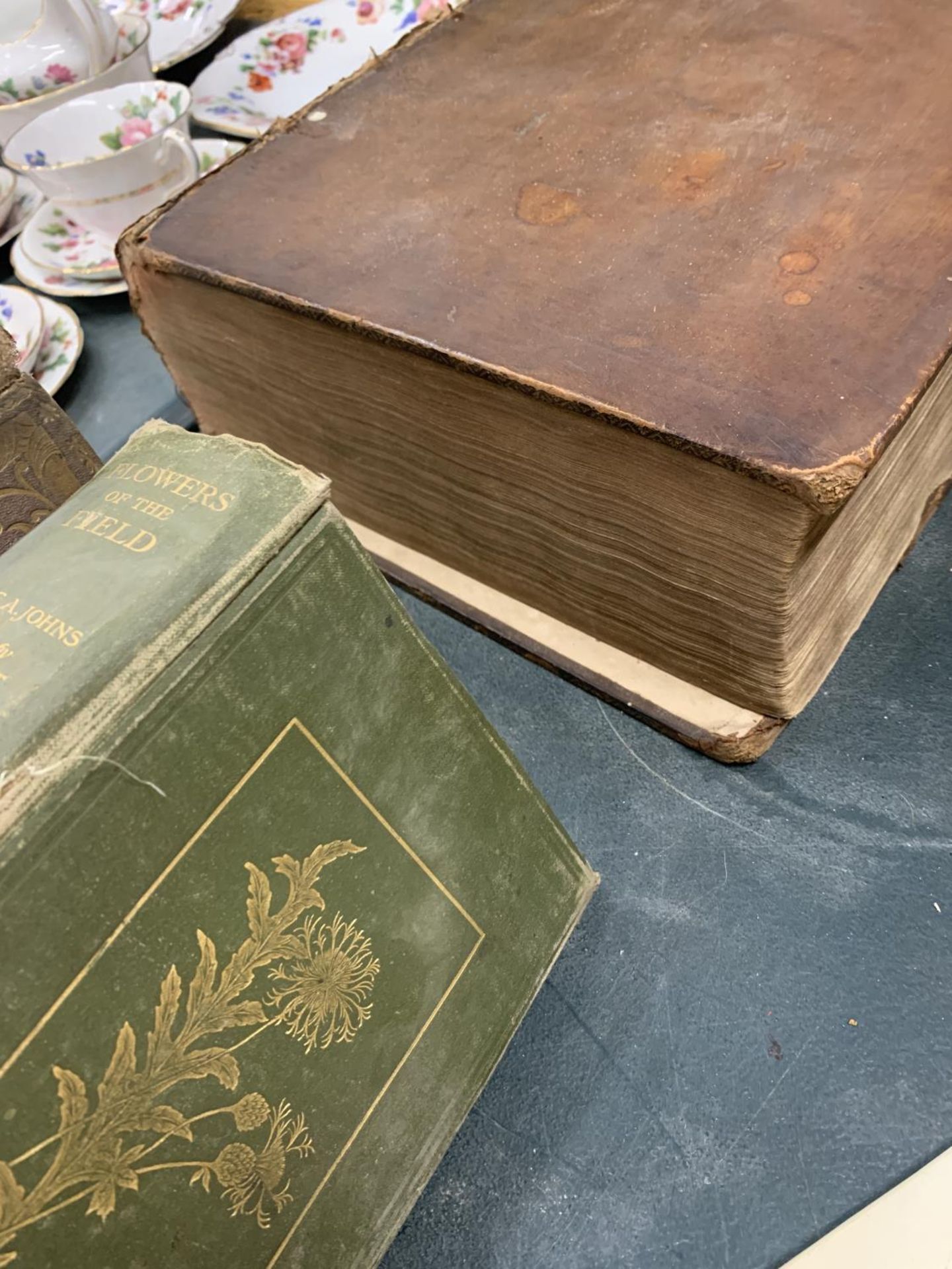 FOUR VINTAGE BOOKS TO INCLUDE A LARGE ANTIQUARIAN 'UNIVERSAL FAMILY BIBLE', MRS BEETON'S HOUSEHOLD - Bild 4 aus 7