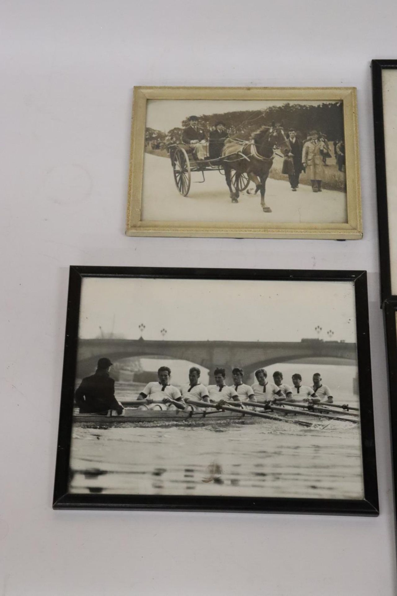 SIX FRAMED PICTURES OF SPORTING/ ROWING/HORSE RELATED PRINTS - Bild 3 aus 7