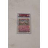 A MR MIME POKEMON CARD, GRADED NUMBER 10, MINT