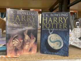 TWO HARRY POTTER FIRST EDITION HARDBACK BOOKS TO INCLUDE, 'HARRY POTTER AND THE ORDER OF THE