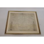 A COMMEMORATIVE SCROLL WITH THE INSCRIPTION "ENGLAND EXPECTS EVERY MAN WILL DO HIS DUTY. THIS