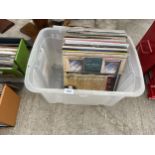 AN ASSORTMENT OF LP RECORDS