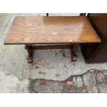 OAK DUTCH STYLE DRESSER AND OAK COFFEE TABLE