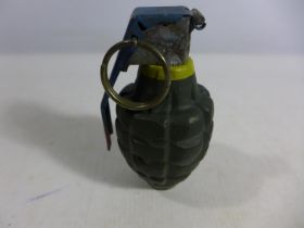 A MID 20TH CENTURY 'PINEAPPLE' PRACTICE GRENADE