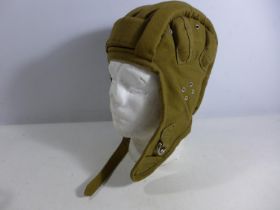 A 20TH CENTURY RUSSIAN FLYING HELMET