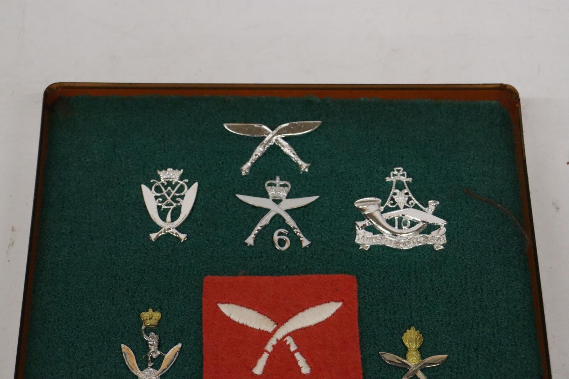 A CASED COLLECTION OF GURKHA BADGES - Image 3 of 4
