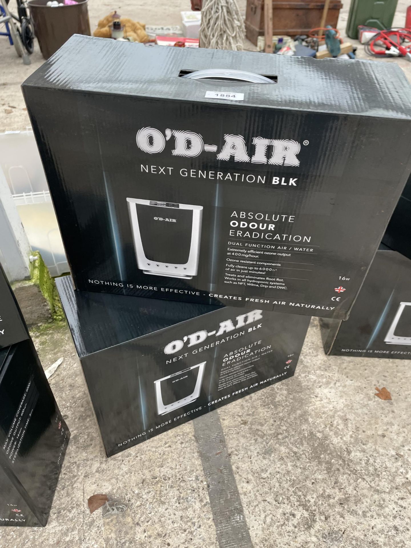 TWO BOXED O'D-AIR AIR PURIFIERS