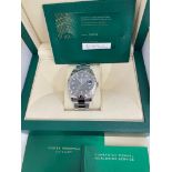 A ROLEX DATEJUST 40 MM WRIST WATCH WITH STAINLESS STEEL CASE, OYSTER STAINLESS STEEL BRACELET,