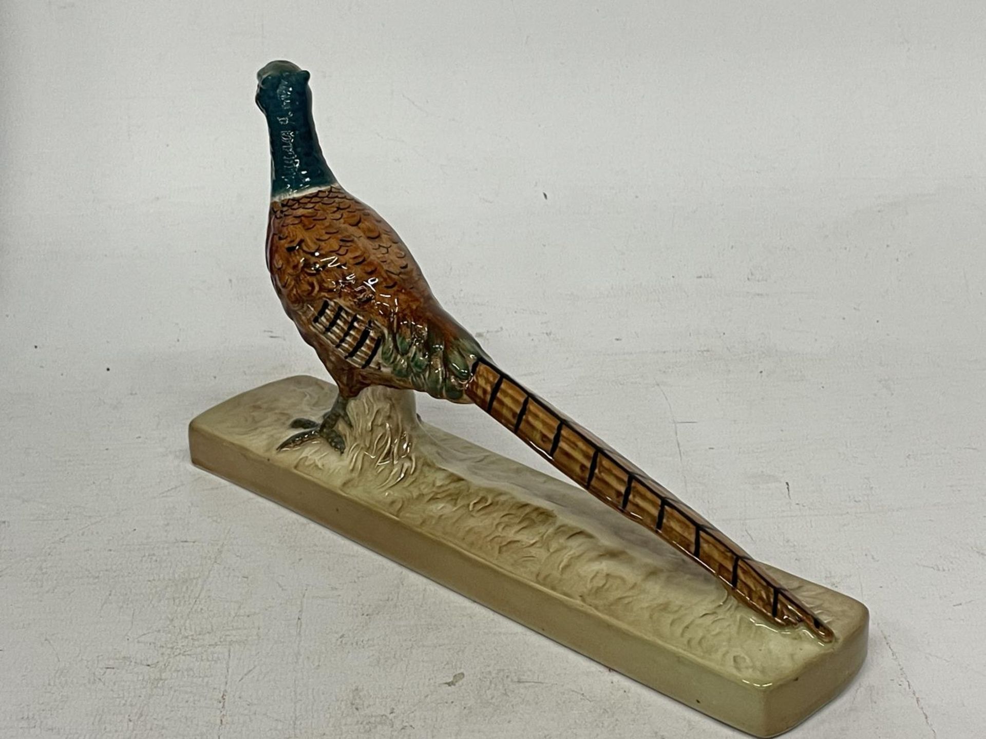 A BESWICK PHEASANT ON CERAMIC BASE NO. 1774 - Image 3 of 4