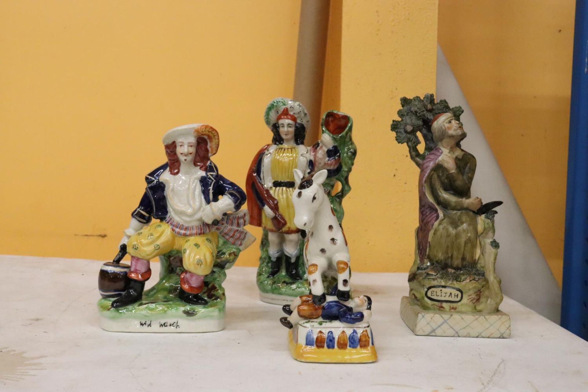 FOUR STAFFORDSHIRE FIGURES - Image 2 of 9