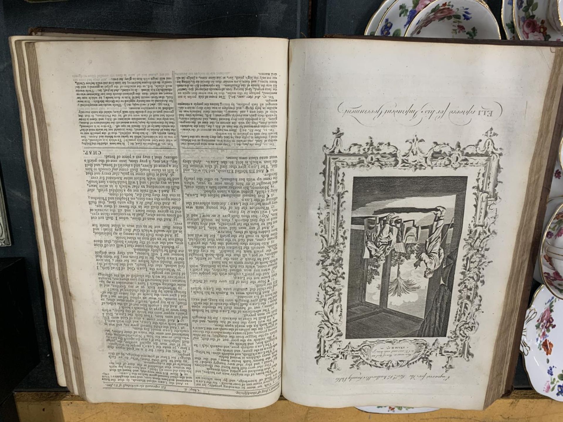 FOUR VINTAGE BOOKS TO INCLUDE A LARGE ANTIQUARIAN 'UNIVERSAL FAMILY BIBLE', MRS BEETON'S HOUSEHOLD - Bild 7 aus 7