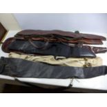 SEVEN ASSORTED GUN SLIP CASES