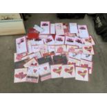 AN ASSORTMENT OF VARIOUS AS NEW VALENTINES GREETINGS CARDS