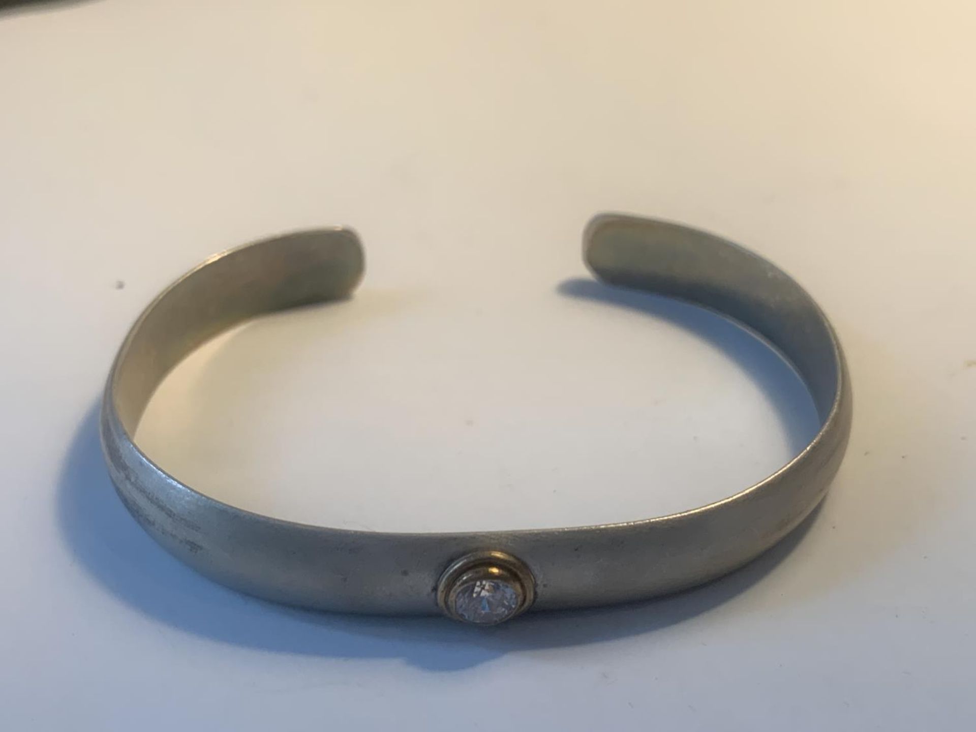 TWO SILVER BANGLES - Image 2 of 4