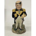 A BAIRSTOW POTTERY WINSTON CHURCHILL FIGURE "FIRST SEA LORD" - LIMITED EDITION NO. 16