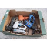 BOX OF ELECTRIC TOOLS NO VAT