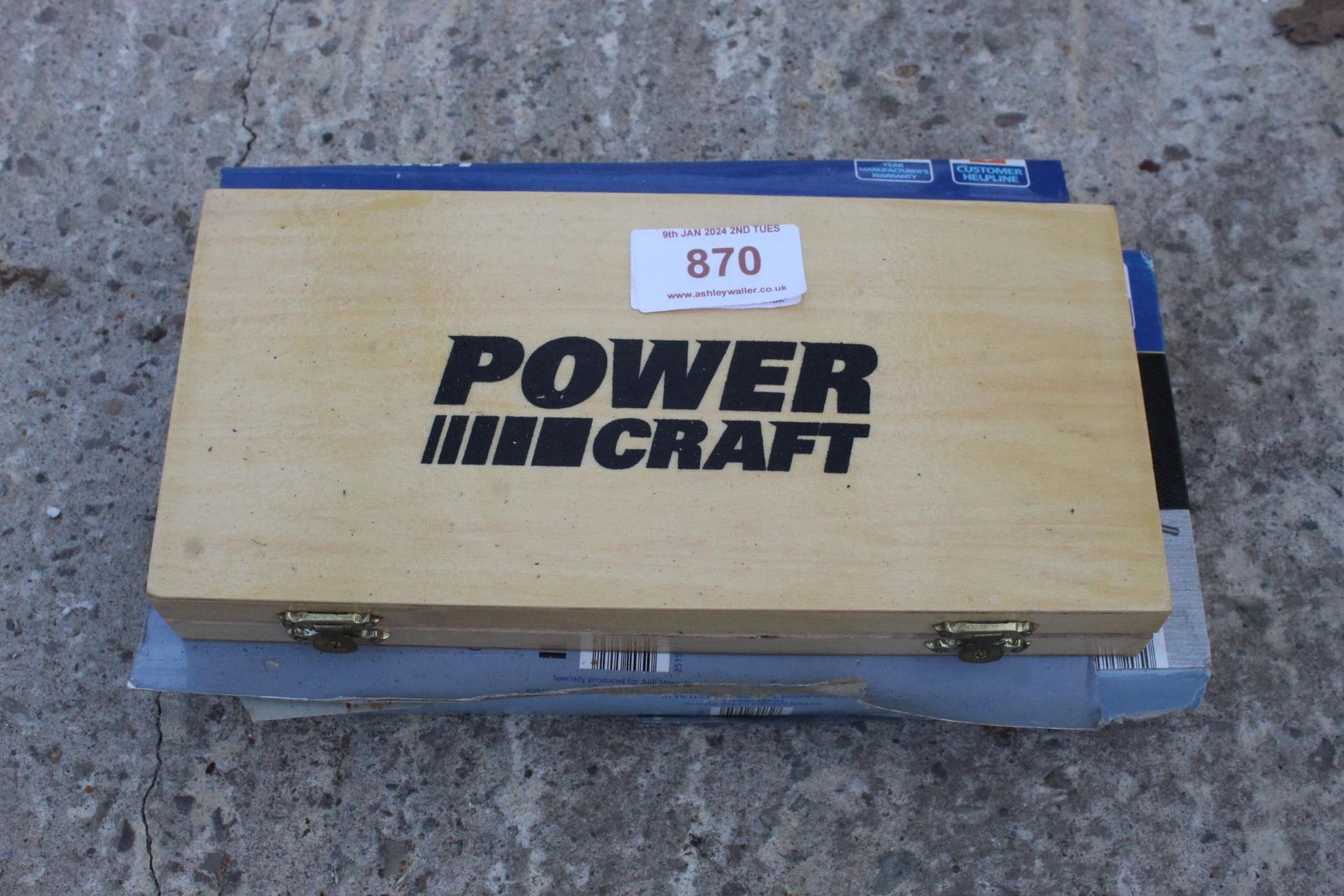 TWO BOXED POWERCRAFT MORTISE CHISEL SETS NO VAT - Image 2 of 2