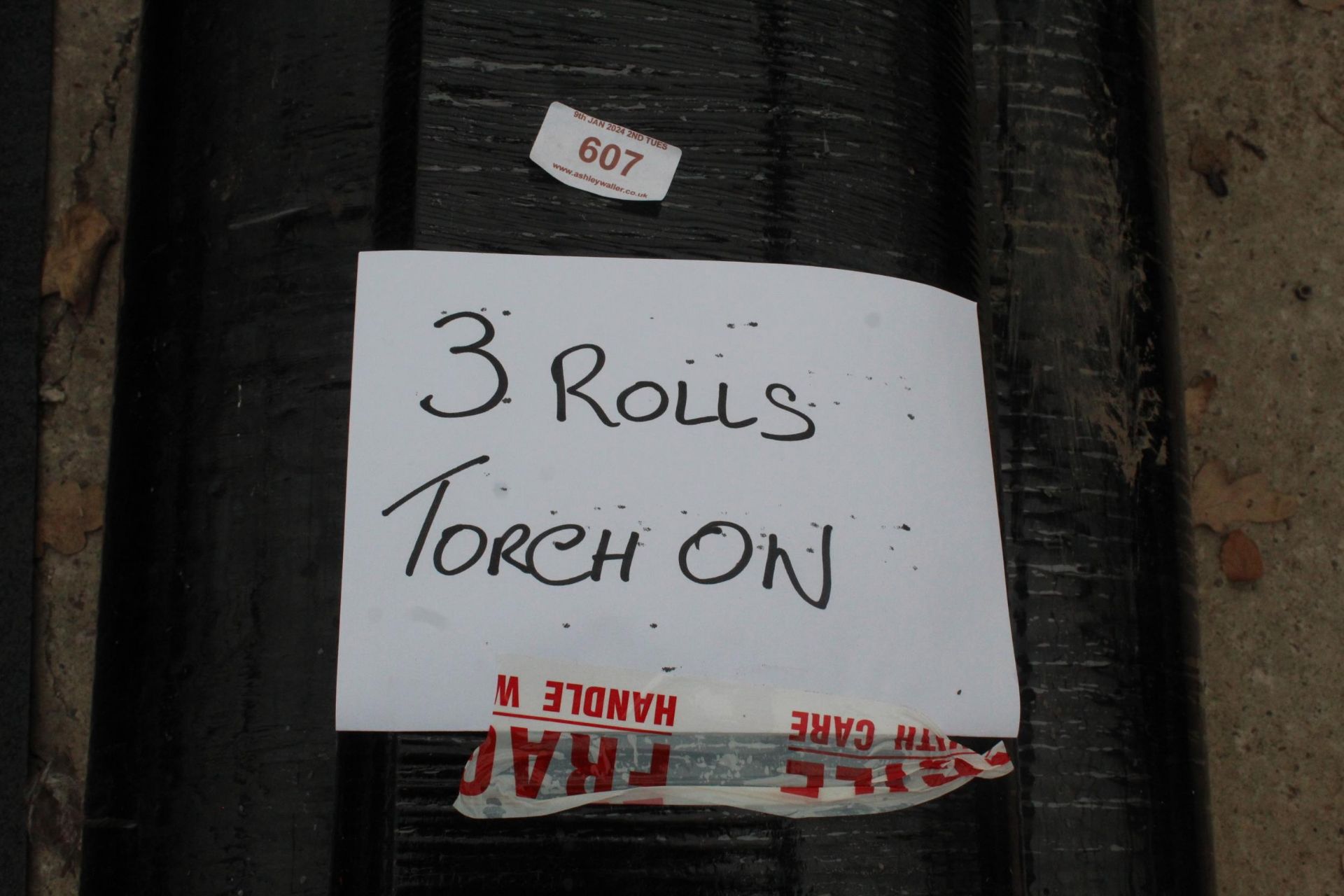 THREE ROLLS TORCH ON FELT NO VAT - Image 2 of 2