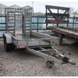 NUGENT 10' TRAILER WITH SIDES AND LED LIGHTS NO VAT