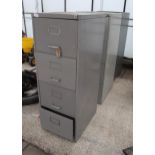 THREE FILING CABINETS NO VAT